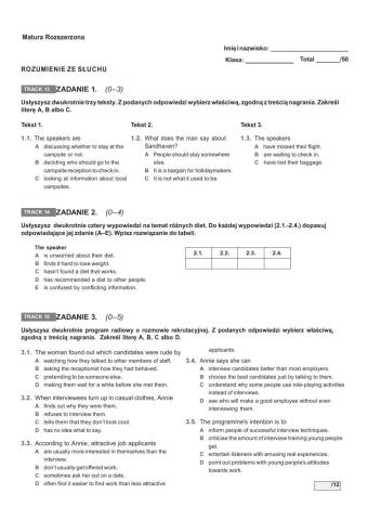 Matura Rozszerzona