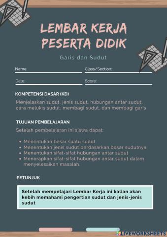 Lembar kerja peserta didik