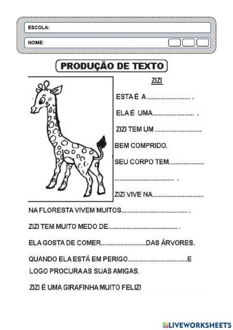 Produção de texto