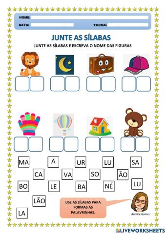 Junte as Sílabas
