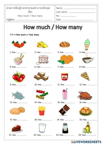 How much....?-How many....?