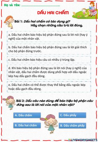 Dấu hai chấm