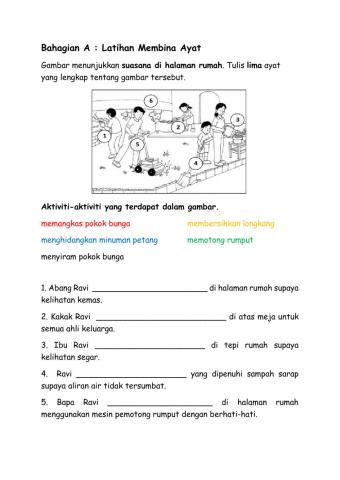 Latihan Bina Ayat (Bahagian A)