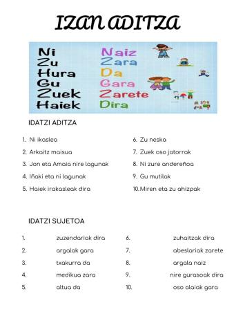 Izan aditza