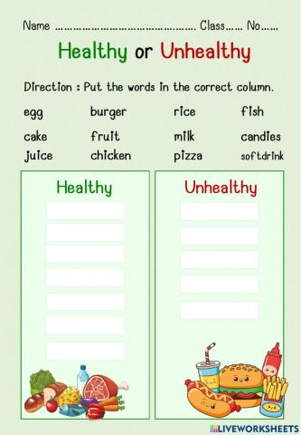 Healthy or Unhealthy