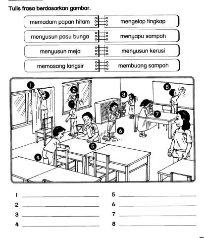 Gotong royong di kelas