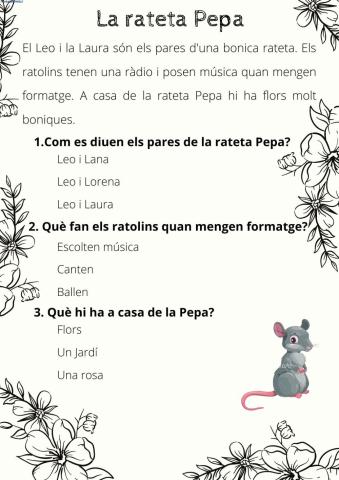 Comprensió lectora