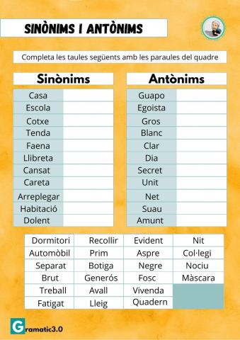 Sinònims i Antònims