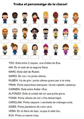 Troba el personatge