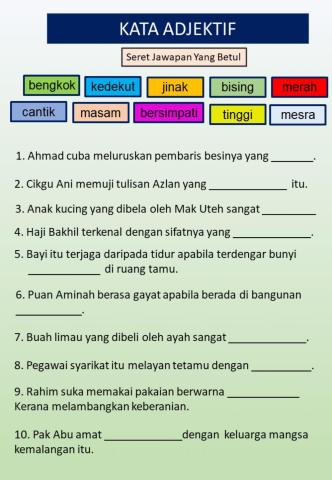 Kata Adjektif