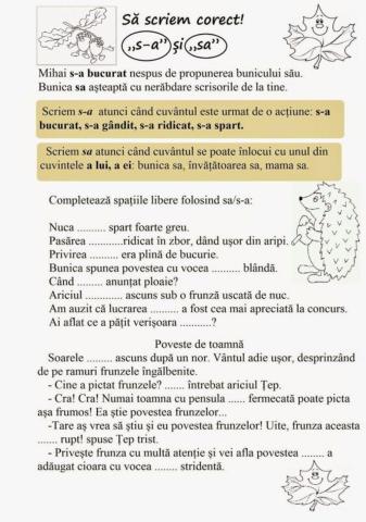 Ortogramele s-a-sa