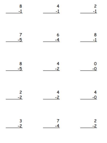 Math worksheet